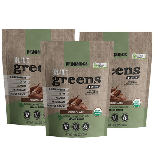 Organic Greens Plus 3 Bag Bundle