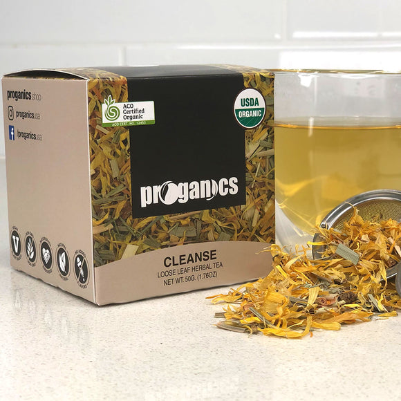 Proganics USA Organic Loose Leaf Herbal Tea Cleanse