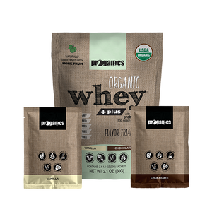 Organic Whey Plus Flavor Trial Pack