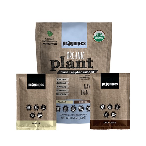 Organic Plant Meal Replacement Flavor Trial Pack – Proganics USA
