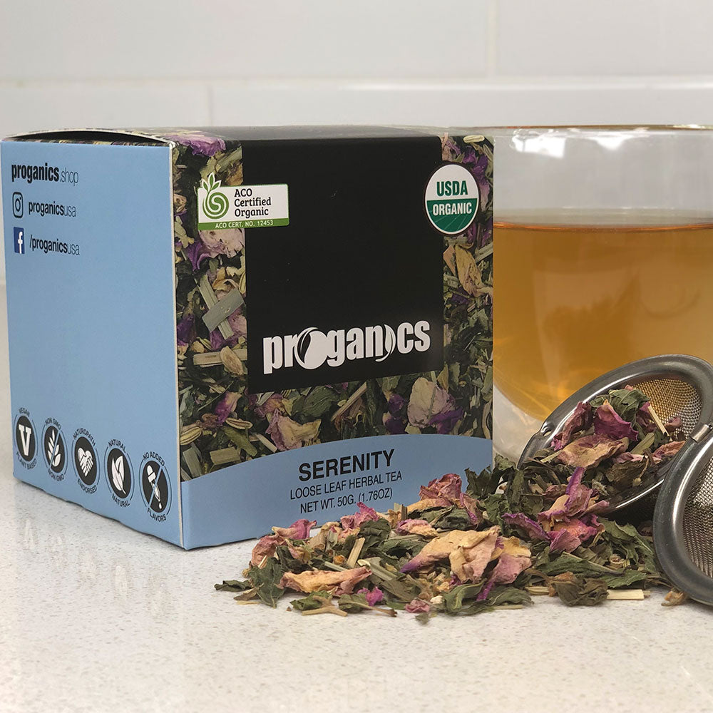 Proganics USA Organic Loose Leaf Herbal Tea Serenity