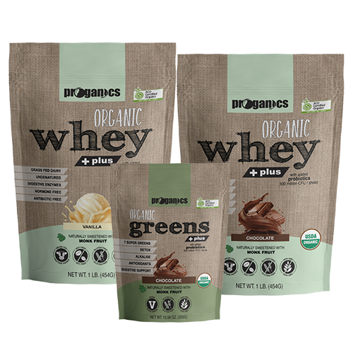 Organic Whey and Greens Plus Bundle