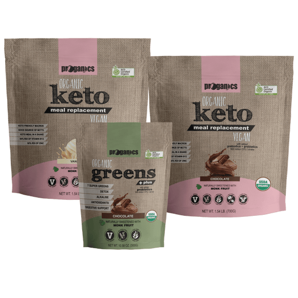 Organic Keto Meal Replacement 'One Shake a Day' Bundle