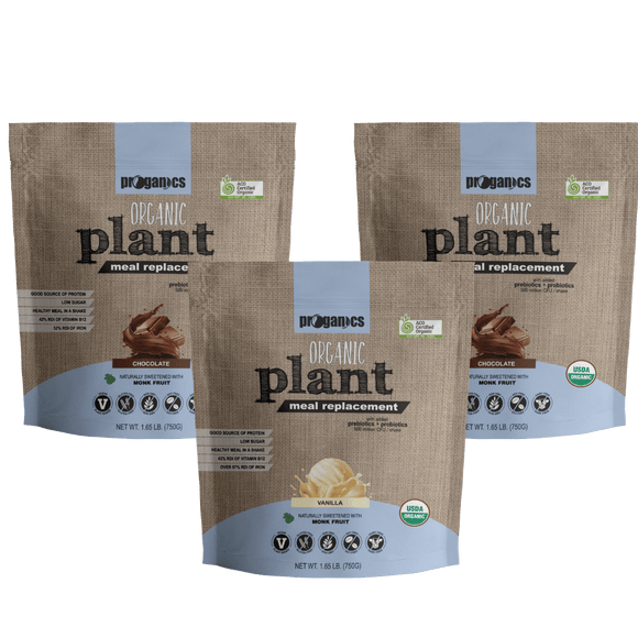 Organic Plant Meal Replacement 3 Bag Bundle