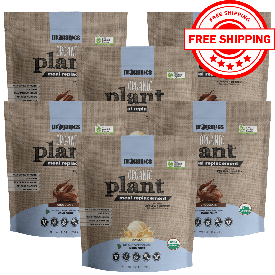 Organic Plant Meal Replacement 6 Bag Bundle with FREE SHIPPING!!!