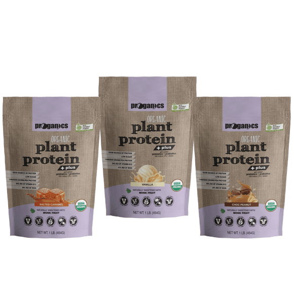 Organic Plant Protein Plus 3 Bag Bundle