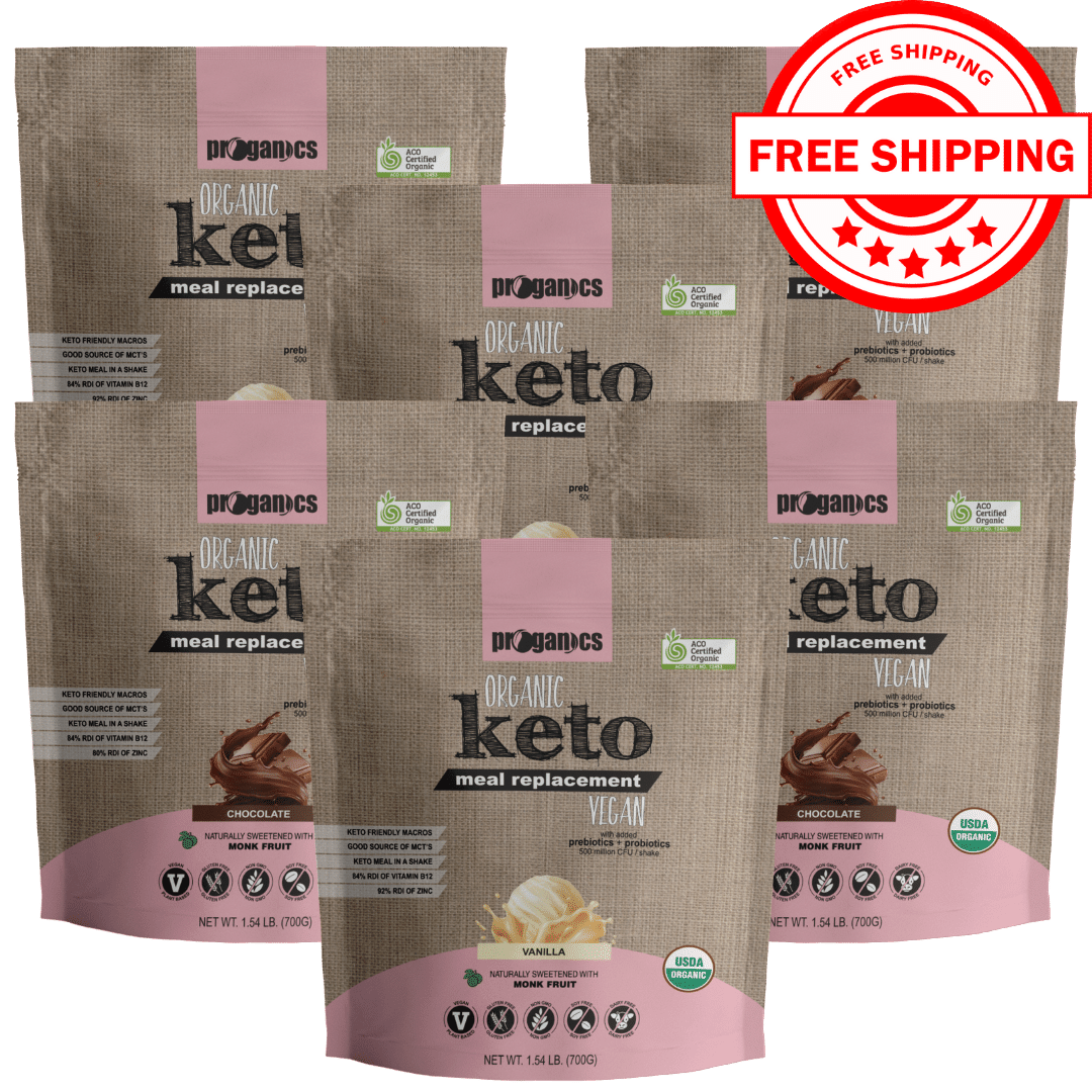 Organics Keto Meal Replacement 6 Bag Bundle with FREE SHIPPING