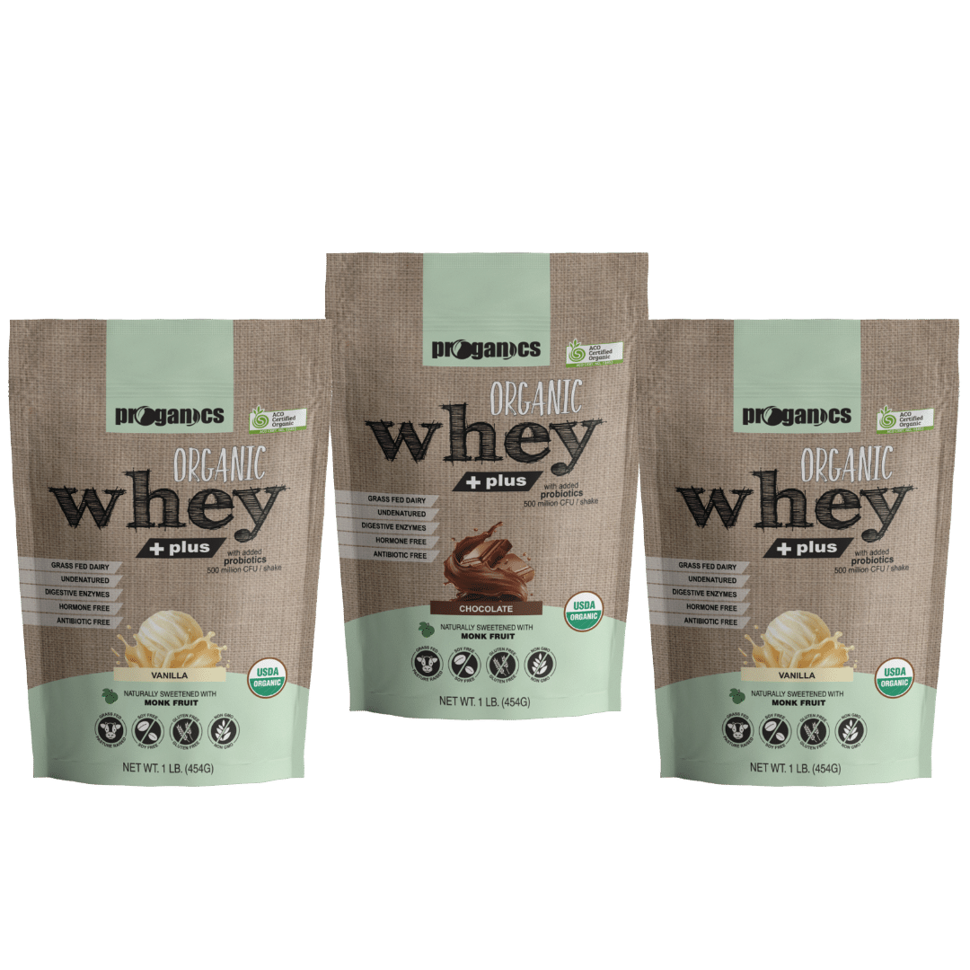 Organic Whey Plus 3 Bag Bundle